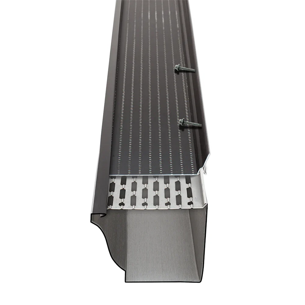 The Double Pro Gutter Guard from Alu-Rex installed by The Eavestrough Company