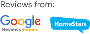 Google Reviews and HomeStars logos